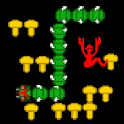 Значок Retro Centipede infest